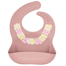 Load image into Gallery viewer, Ava + Oliver Silicone Bib Flower Lei
