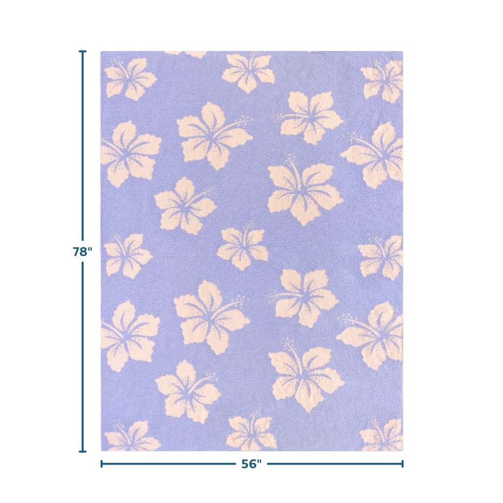 Coco Moon Hibiscus Lullaby Bliss Blanket