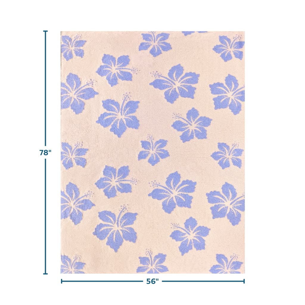 Coco Moon Hibiscus Lullaby Bliss Blanket