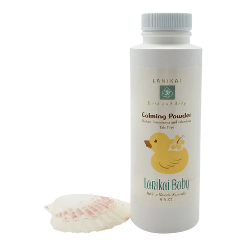 Lanikai Baby Calming Powder | All-Natural, Talc-Free Soothing Powder 6 oz