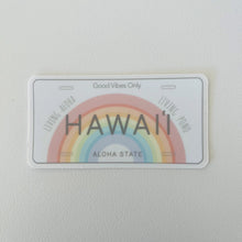 Load image into Gallery viewer, Island Stickers &amp; More Hawaii License Plate Clear Sticker - Island Series
