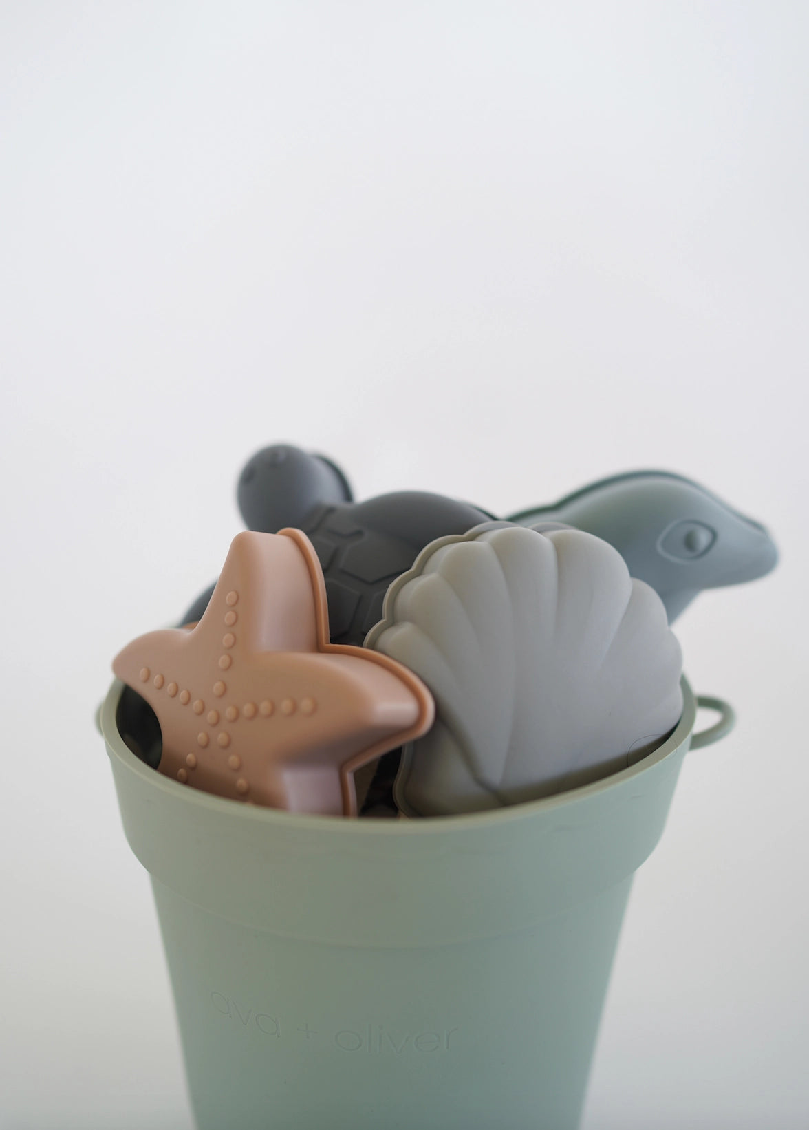 Ava + Oliver Beach Set in Sage Green