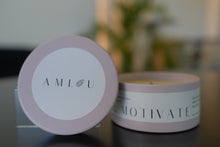 Load image into Gallery viewer, Amlou Living Soy Candle- Motivate
