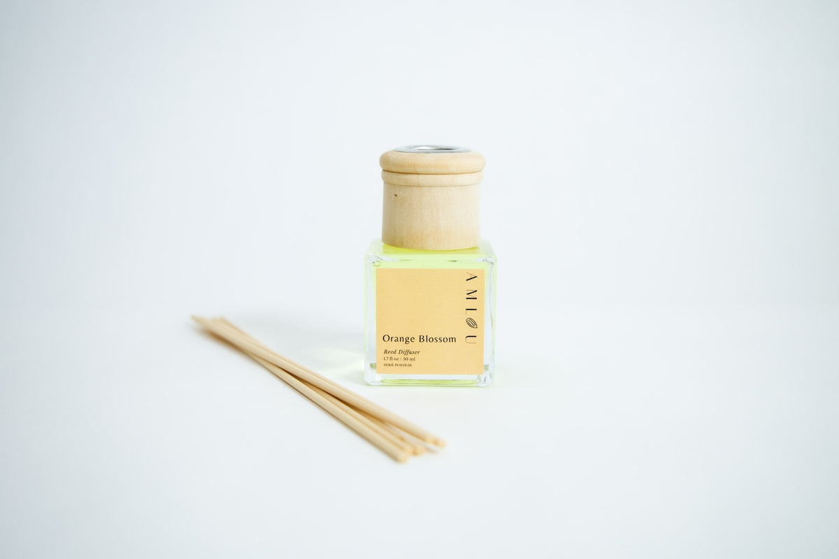 Amlou Living Reed Diffuser-Orange Blossom – Me Ke Aloha | Gifts From ...