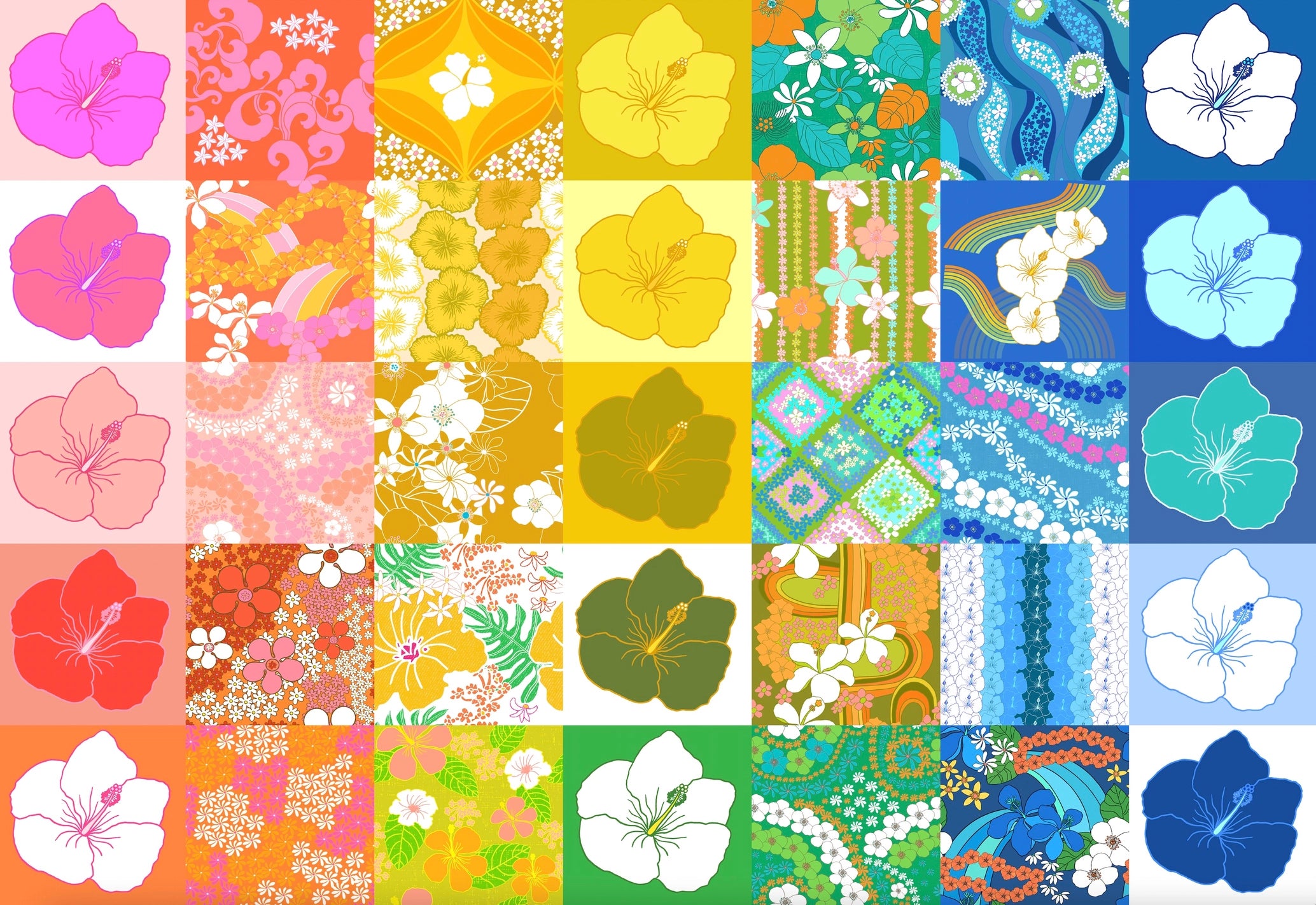 Surf Shack Puzzles Anuenue Quilt - 1000 Piece Puzzle