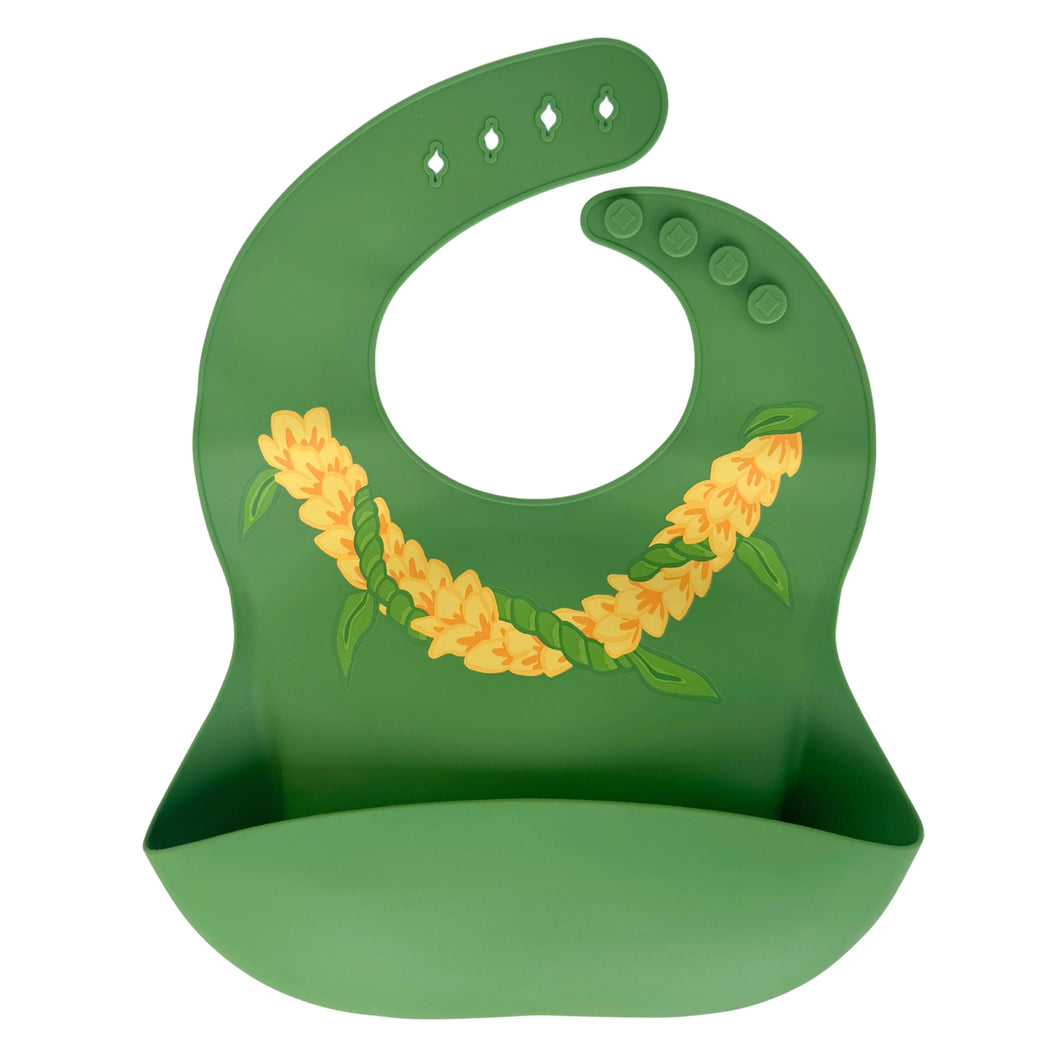 Ava + Oliver Silicone Bib Ilima Lei