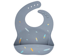 Load image into Gallery viewer, Ava + Oliver Silicone Bib Surfboards
