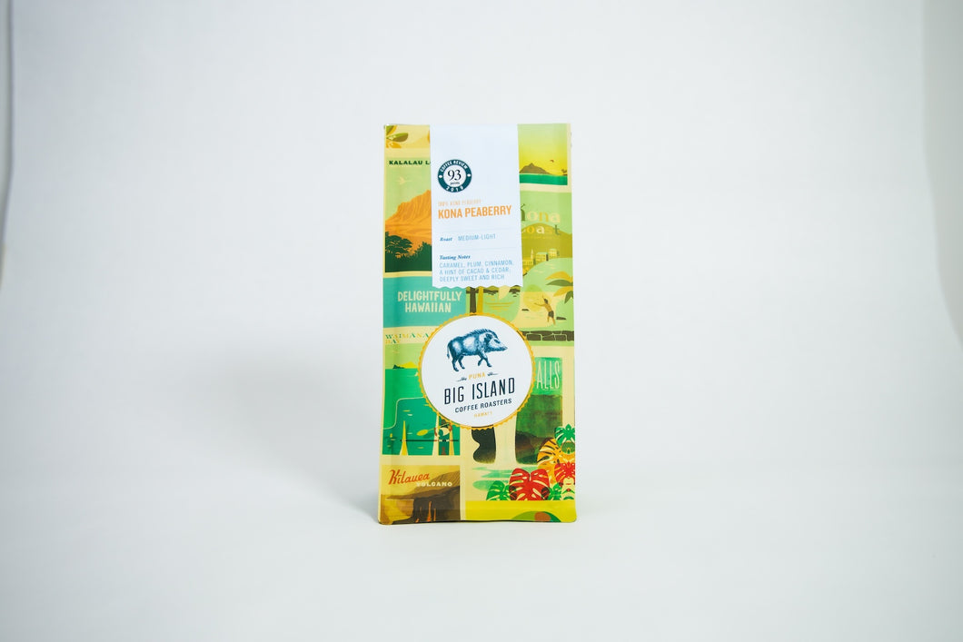 Big Island Coffee Roaster's Kona Peaberry 7oz. Medium-Light Drip