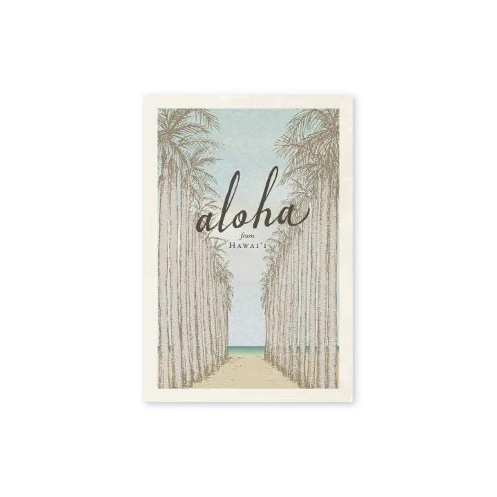 Bradley & Lily Royal Palms Postcard