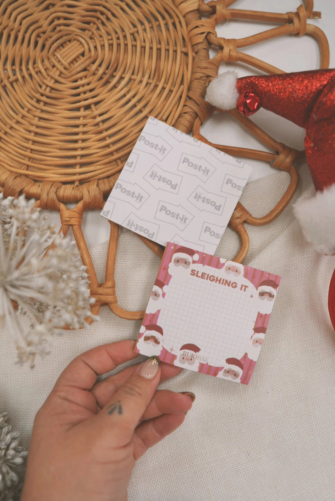 Bujo Bae Sleighing It Post-It Note Pad