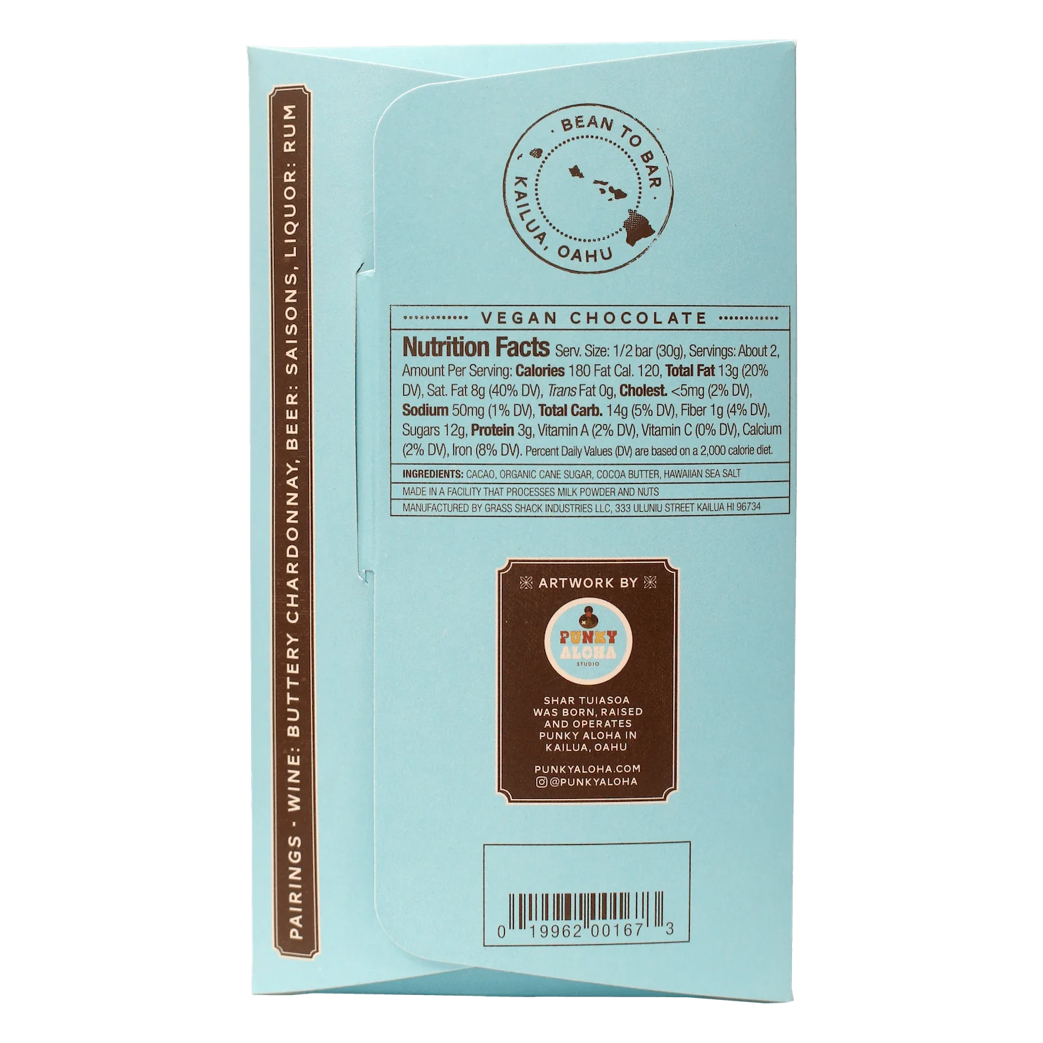 Manoa Chocolate PAʻAKAI X SEA SALT BAR