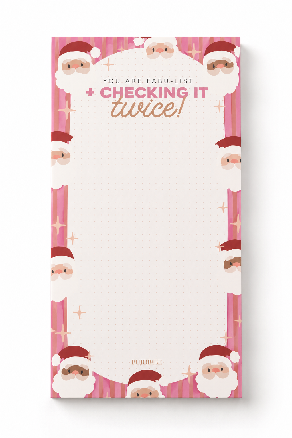 Bujo Bae Fabu-List & Checking It Twice | Holi-Bae Dot Grid Notepad