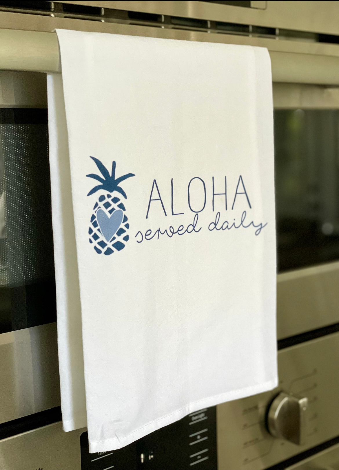 Aloha Served Daily Flour Sack Towel