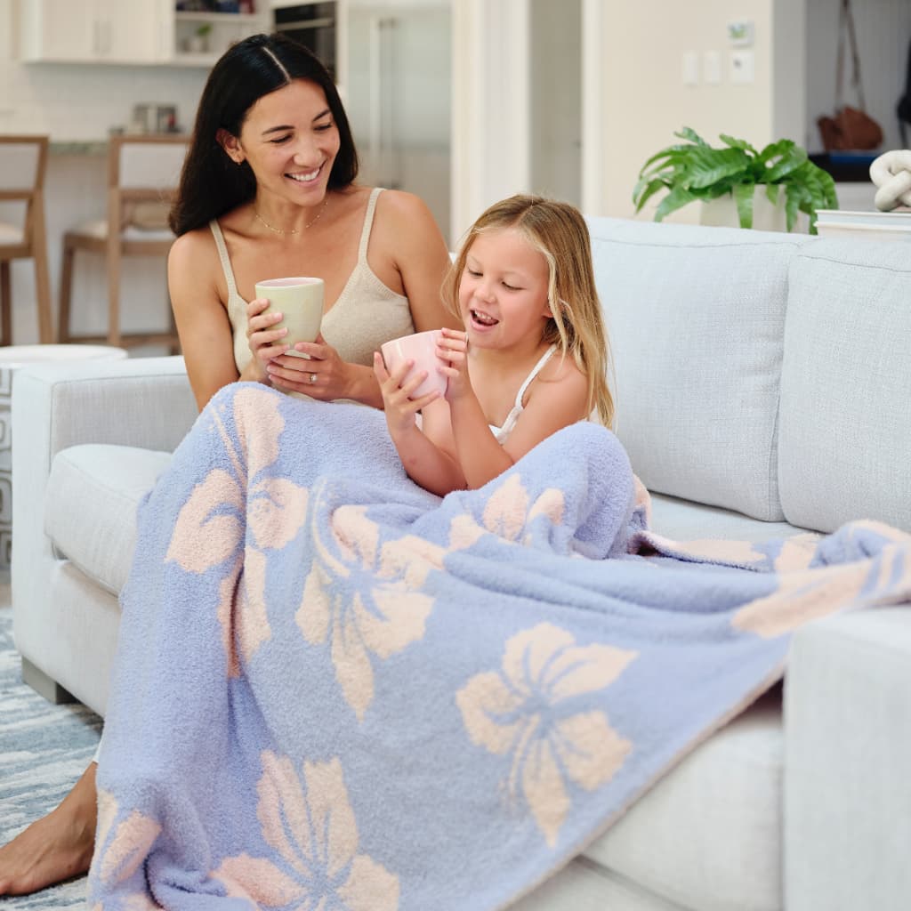 Coco Moon Hibiscus Lullaby Bliss Blanket