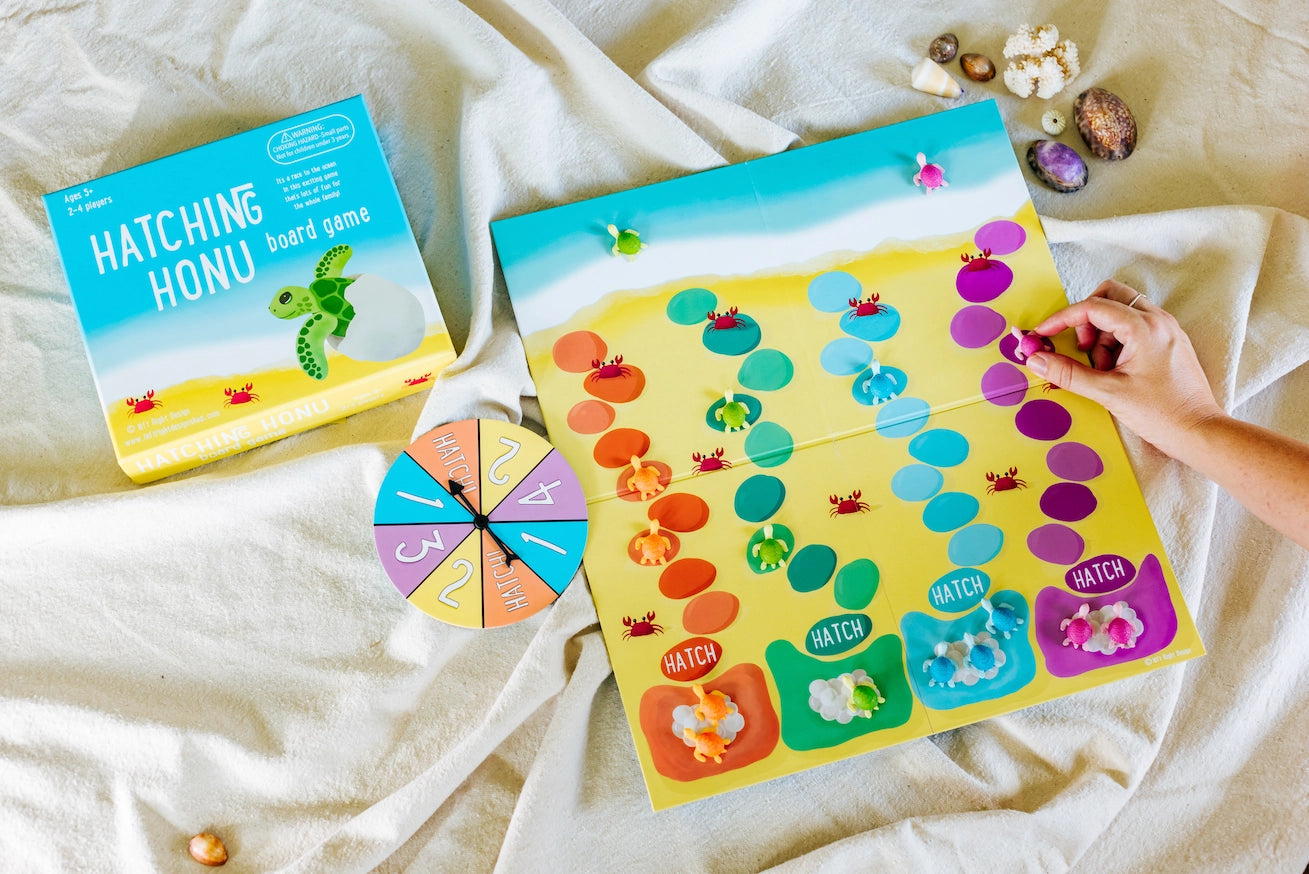 Left Right Design Hatching Honu Board Game
