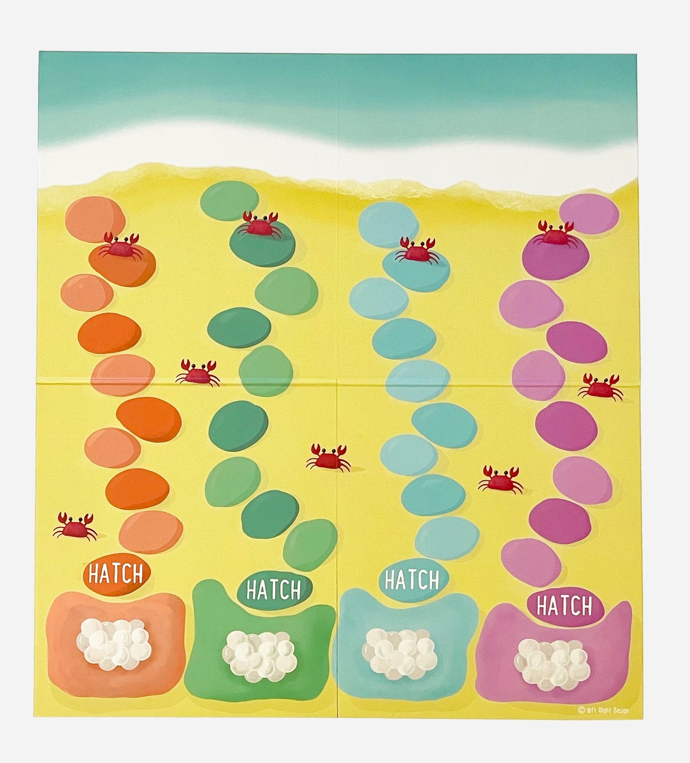 Left Right Design Hatching Honu Board Game