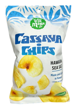 Load image into Gallery viewer, &#39;Ulu Mana Hawaiian Sea Salt Cassava Chips 4oz bag

