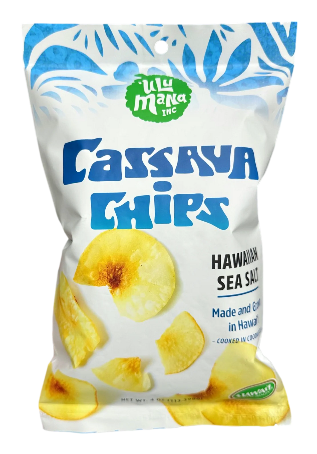 'Ulu Mana Hawaiian Sea Salt Cassava Chips 4oz bag