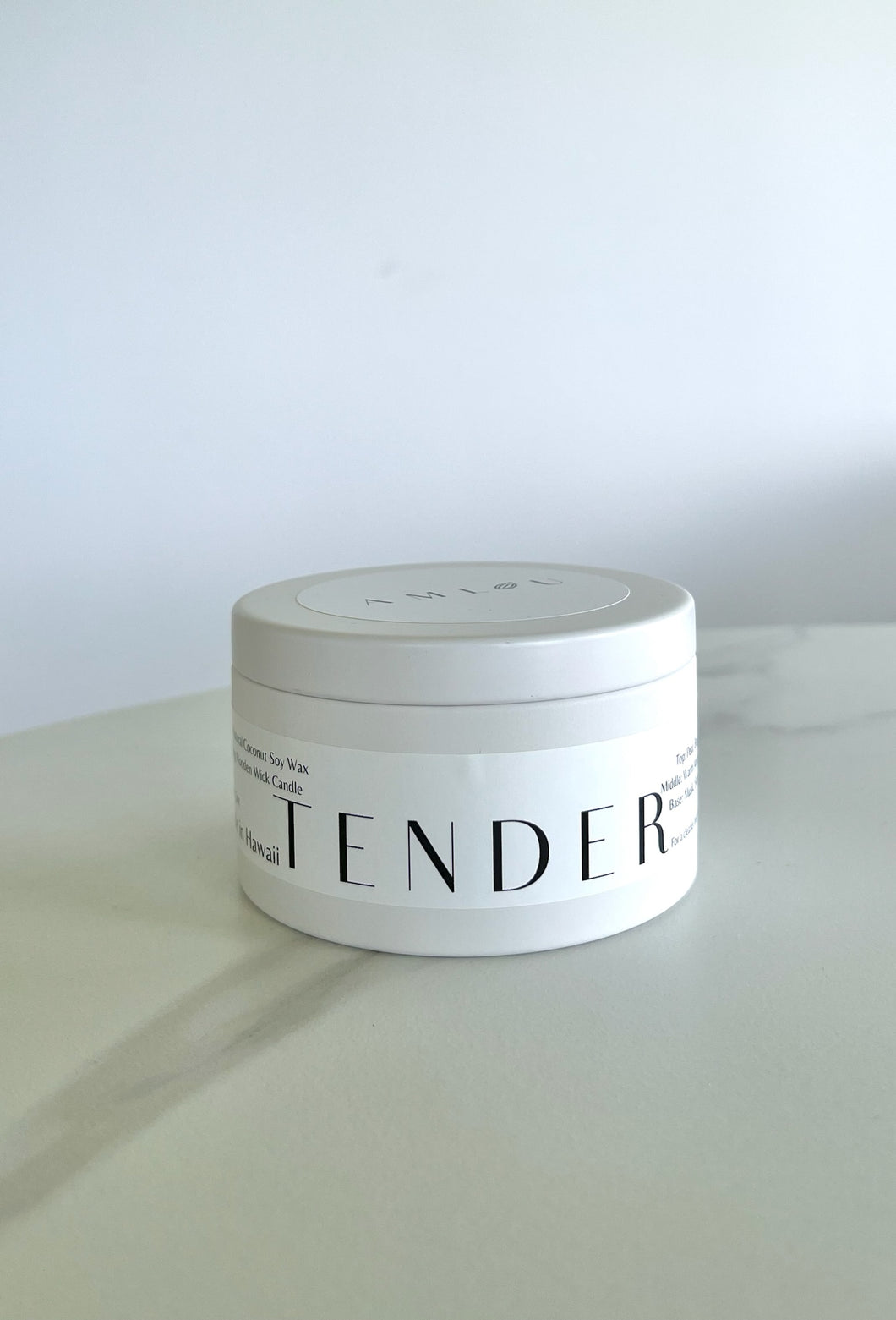 Amlou Living Soy Candle- Tender