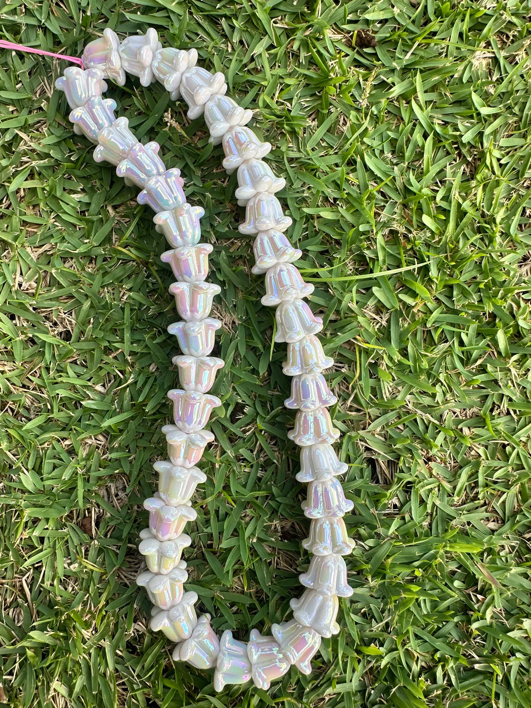 Kailua Beads Make Your Own Crown Flower Lei-WHITE