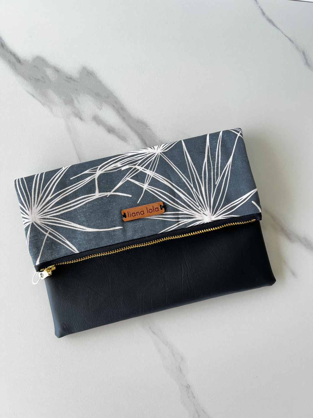 Liana Lola Foldover Clutch - Tiffany