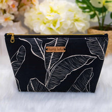 Load image into Gallery viewer, Liana Lola Accessory Pouch - Banana Leaf Black

