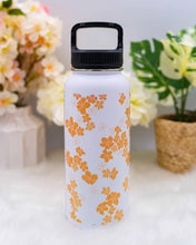 Load image into Gallery viewer, Liana Lola Insulated Water Bottle- Puakenikeni White
