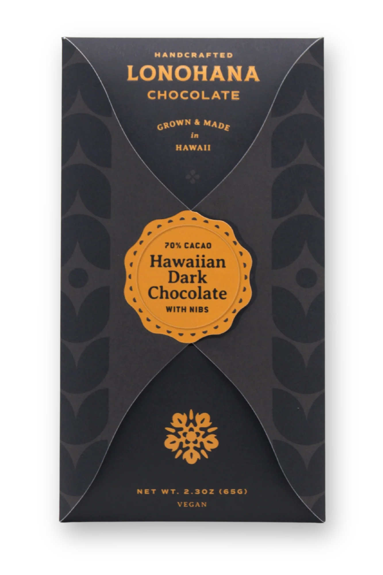 Lonohana Estate Chocolate |Hawaiian Dark Chocolate with Nibs | 70% Cacao