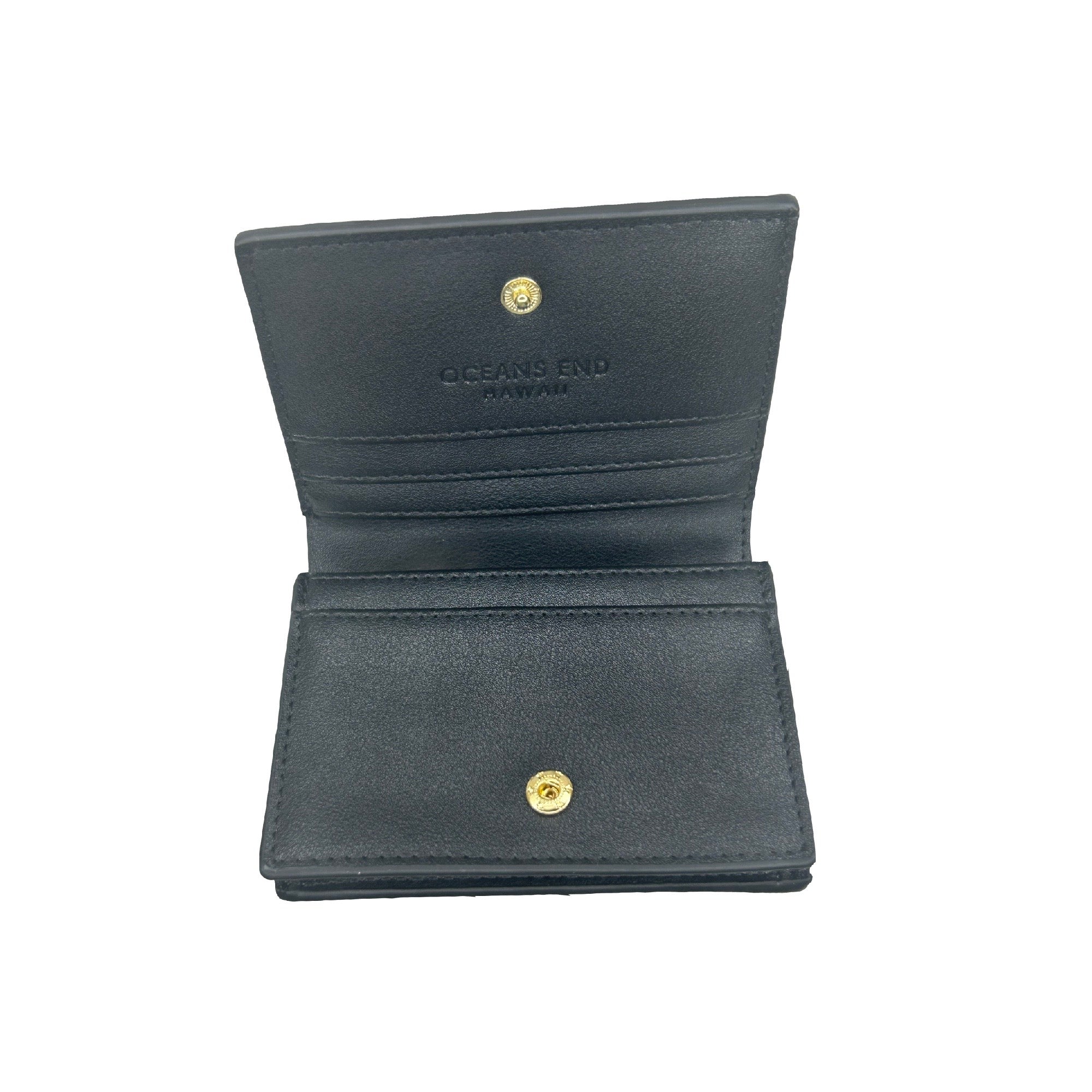 Oceans End Charlotte Mini Wallet in Onyx