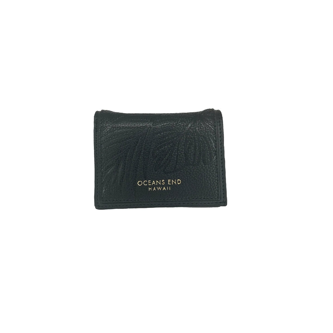 Oceans End Charlotte Mini Wallet in Onyx