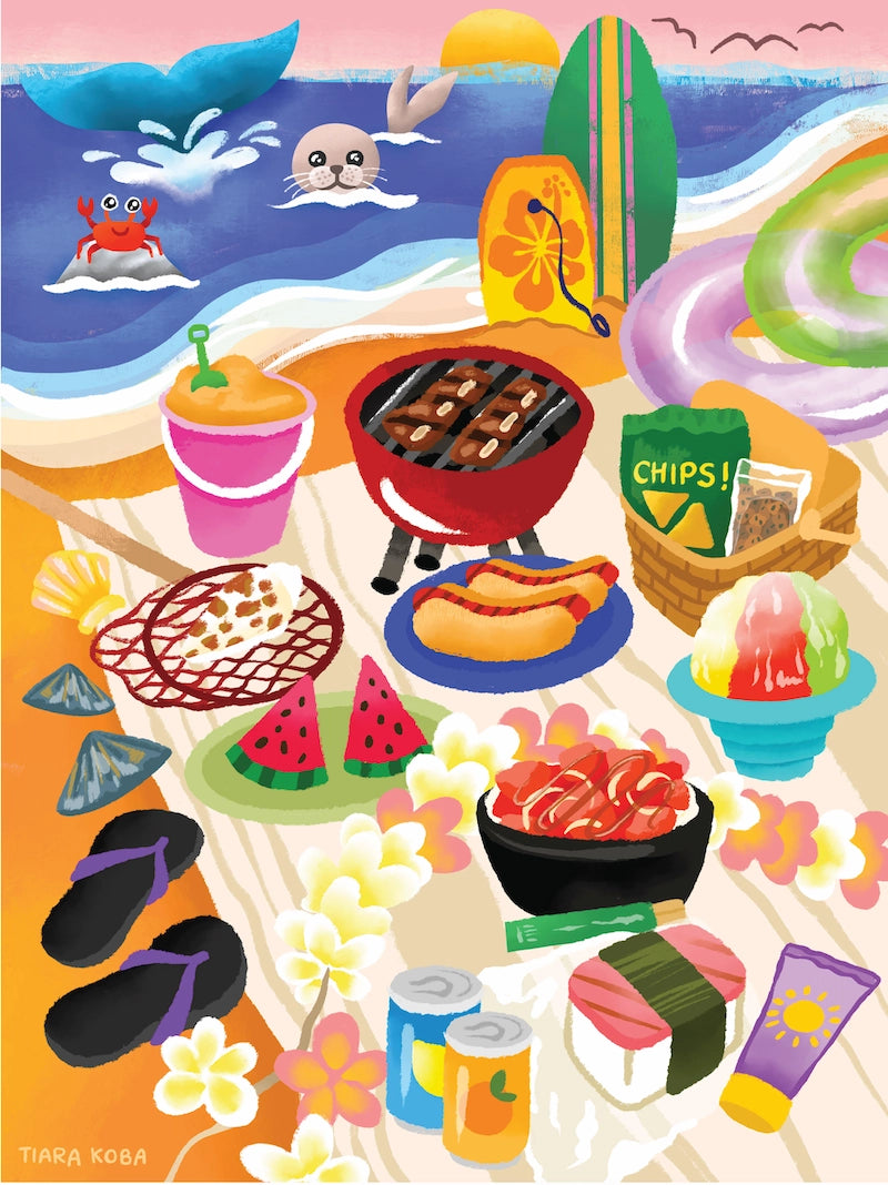 Surf Shack Puzzles Perfect Beach Day – Kids 70 Piece Puzzle