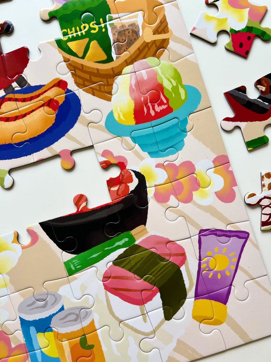 Surf Shack Puzzles Perfect Beach Day – Kids 70 Piece Puzzle