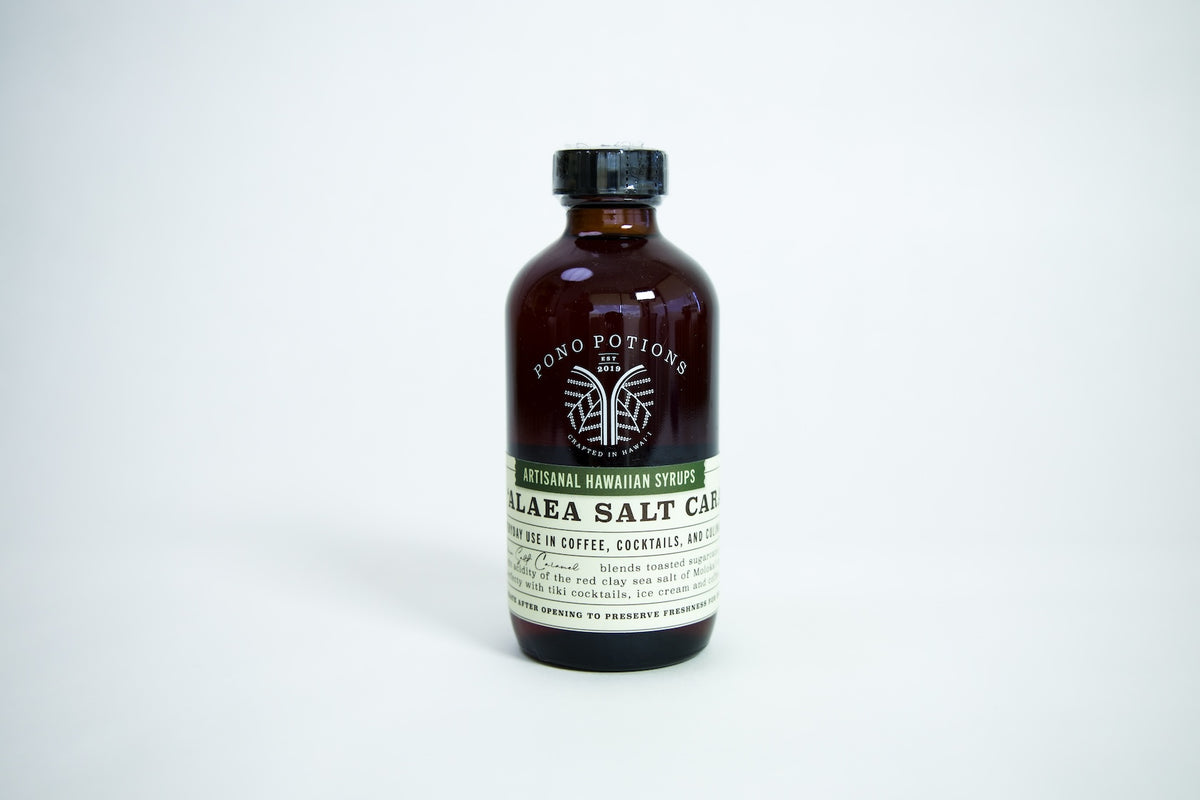 Pono Potions Artisanal Hawaiian Syrup-‘Alaea Salt Caramel – Me Ke Aloha ...