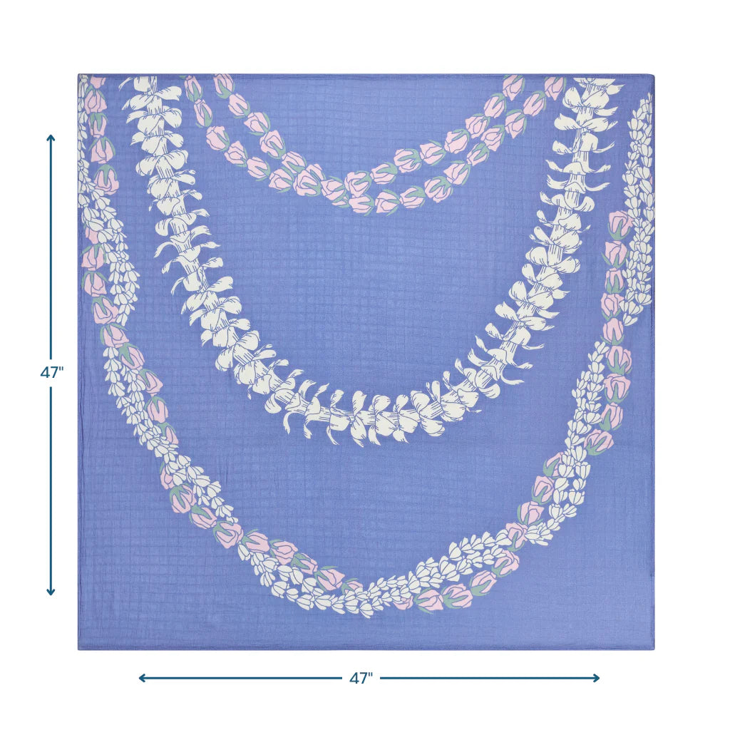 Coco Moon x MahinaMade Lei Punahele Muslin Swaddle Blanket