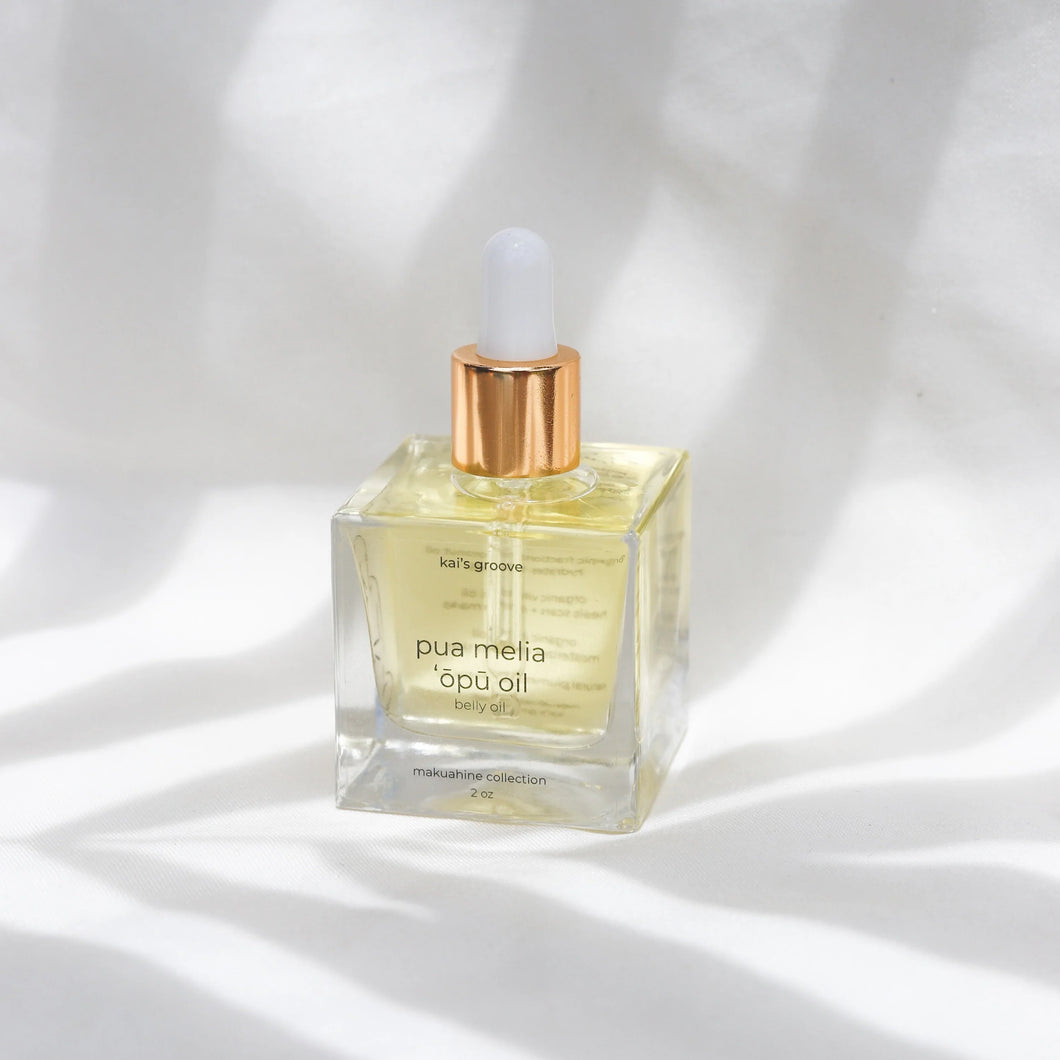Kai's Groove Pua Melia ʻŌpū Oil (plumeria pregnancy belly oil)