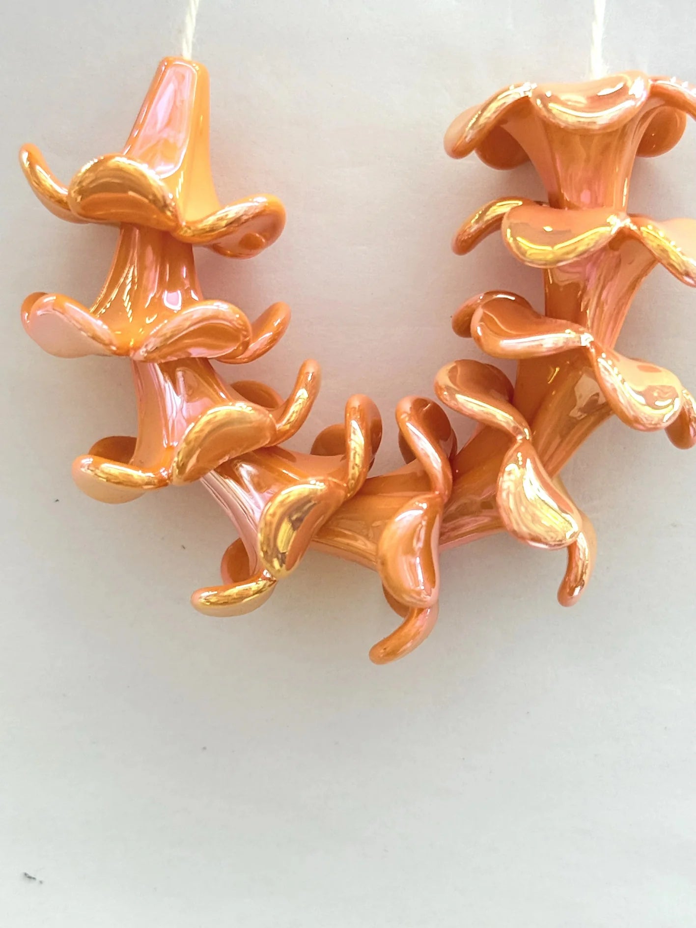 Kailua Beads Make Your Own Puakenikeni Lei-Orange