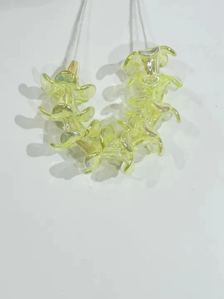 Kailua Beads Make Your Own Puakenikeni Lei-Translucent Yellow