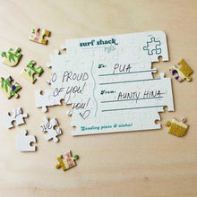 Load image into Gallery viewer, Surf Shack Puzzles Tis the Season Postcard Puzzle
