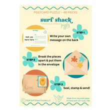 Load image into Gallery viewer, Surf Shack Puzzles Ho&#39;omaika&#39;i Postcard Puzzle
