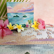 Load image into Gallery viewer, Surf Shack Puzzles Mokulua Glow 500pc Puzzle

