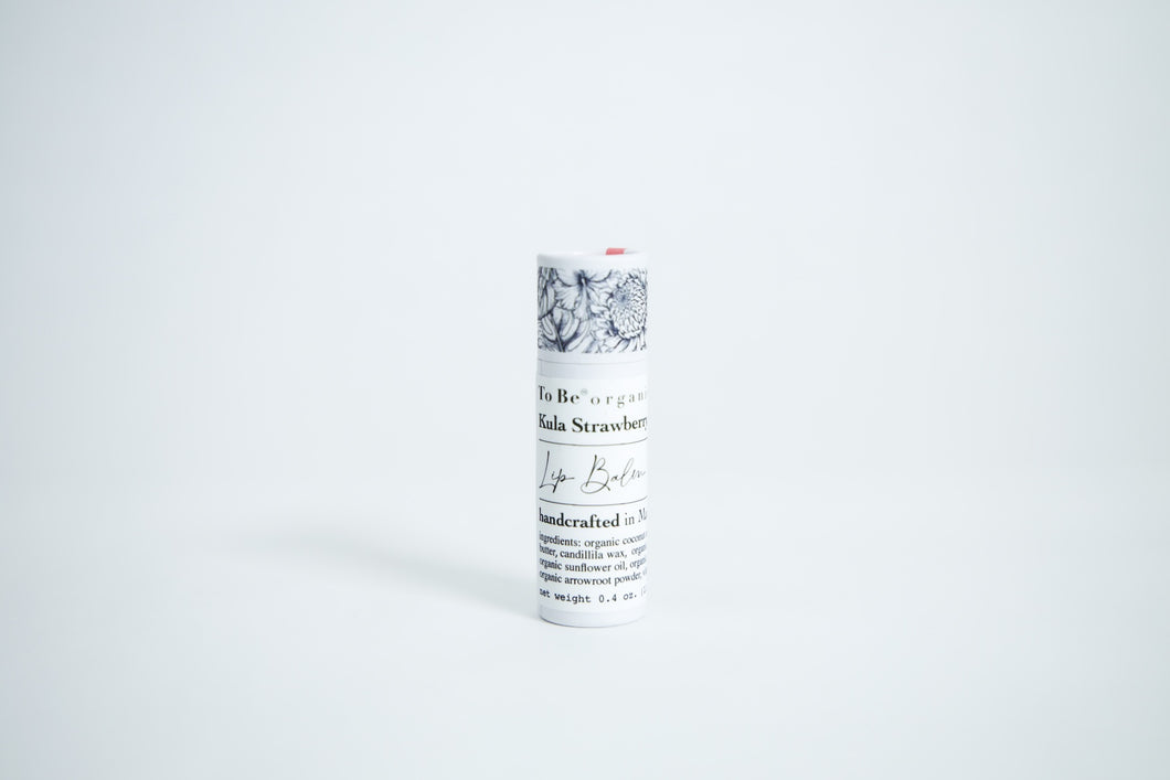 To Be Organics Moisturizing Lip Balm-Kula Strawberry