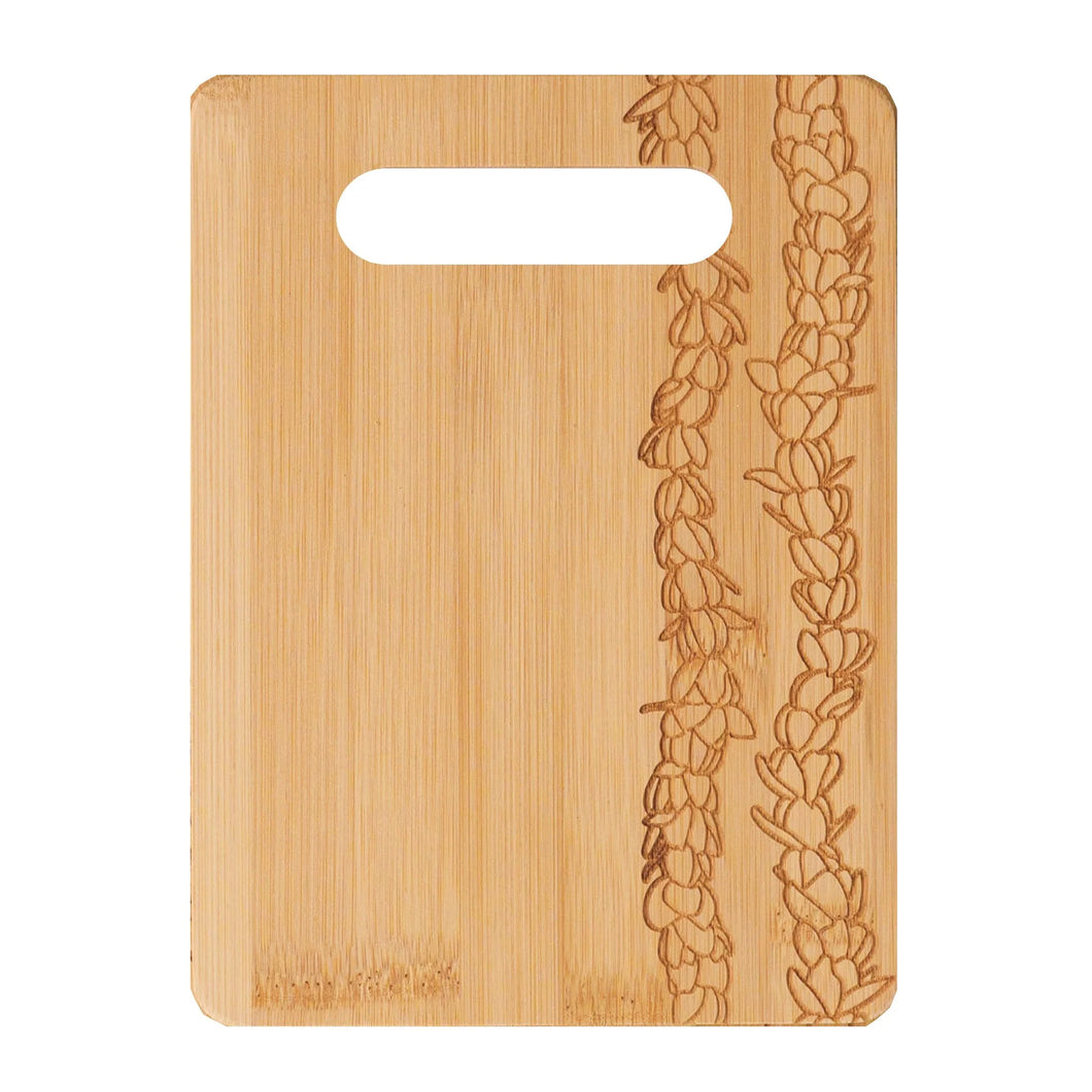 Lahaʻole Designs Pīkake Lei Bamboo Charcuterie Board