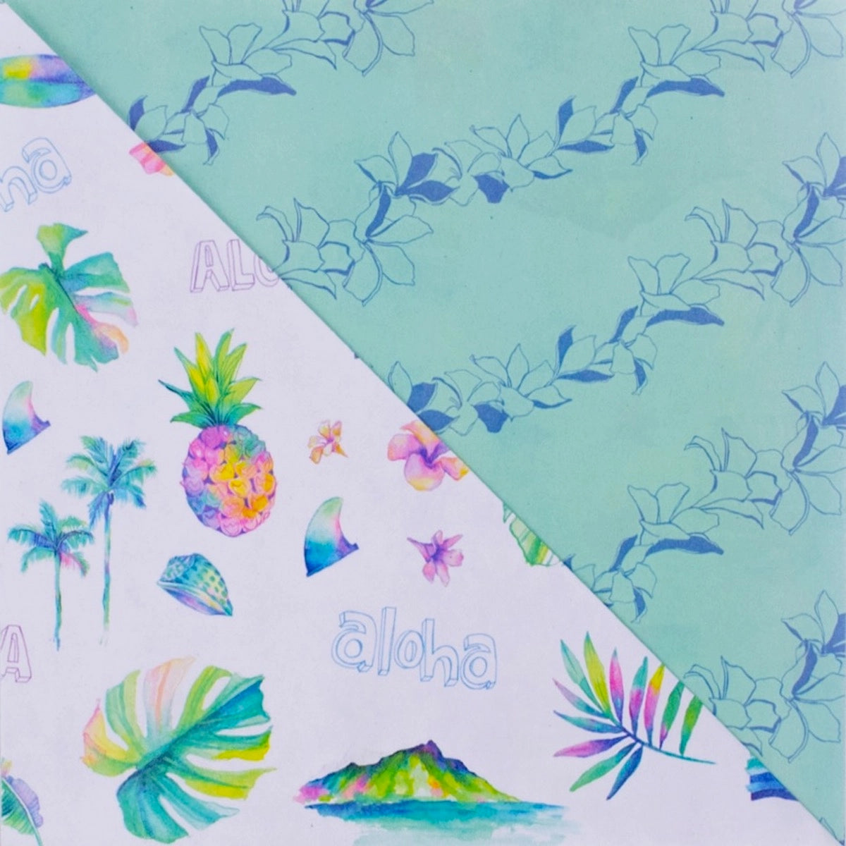 Wrappily Double-Sided Everyday Eco Wrapping Paper – Aloha Fun
