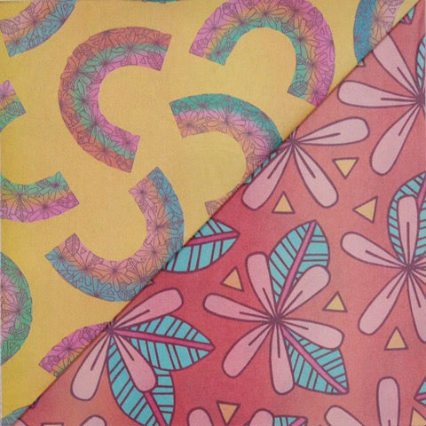Wrappily Double-Sided Everyday Eco Wrapping Paper – Tiare/ Rainbows