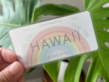 Load image into Gallery viewer, Island Stickers &amp; More Hawaii License Plate Clear Sticker - Island Series
