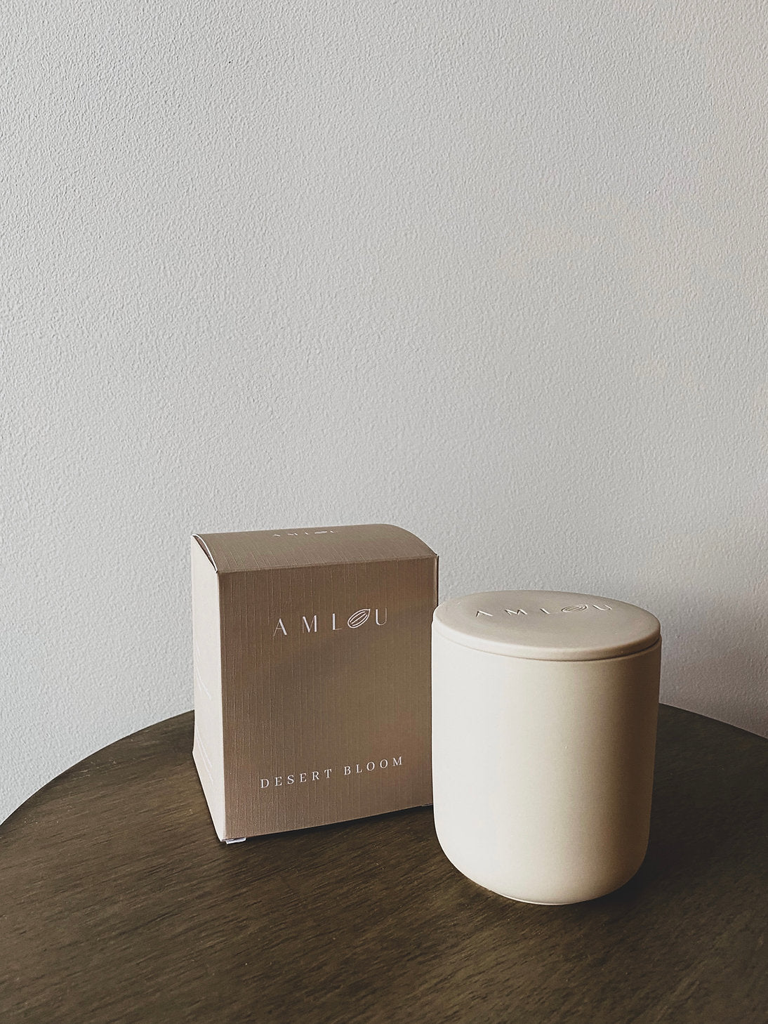 Amlou Living Desert Bloom Ceramic Candle