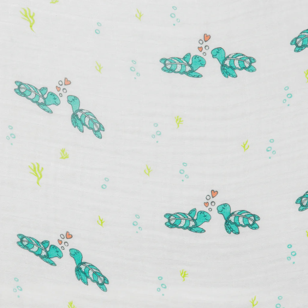 Coco Moon Muslin Swaddle Blanket-Honu Honi
