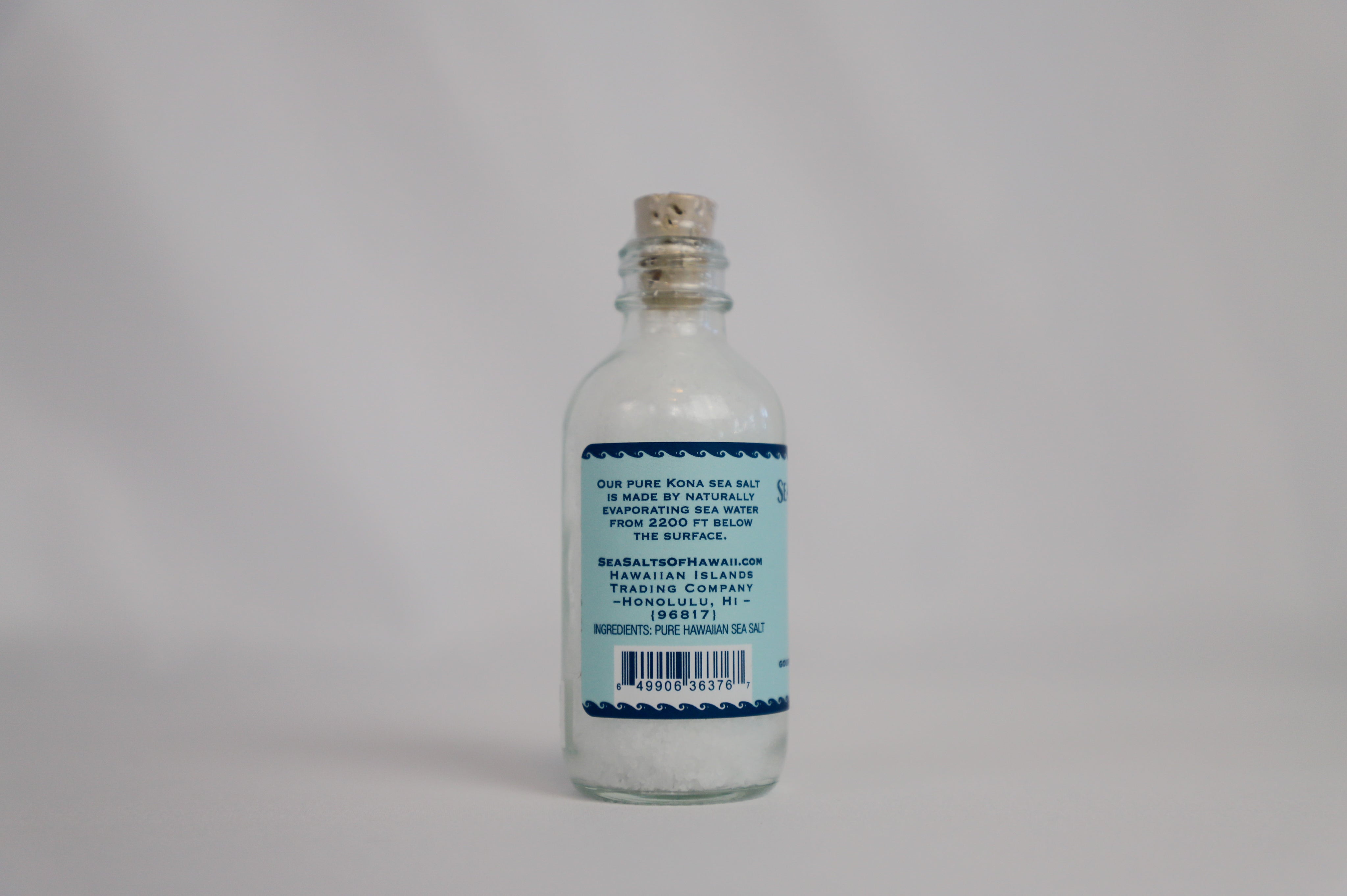 Sea Salts of Hawaii Kona Pure Hawaiian Sea Salt- 2 Ounce Bottle